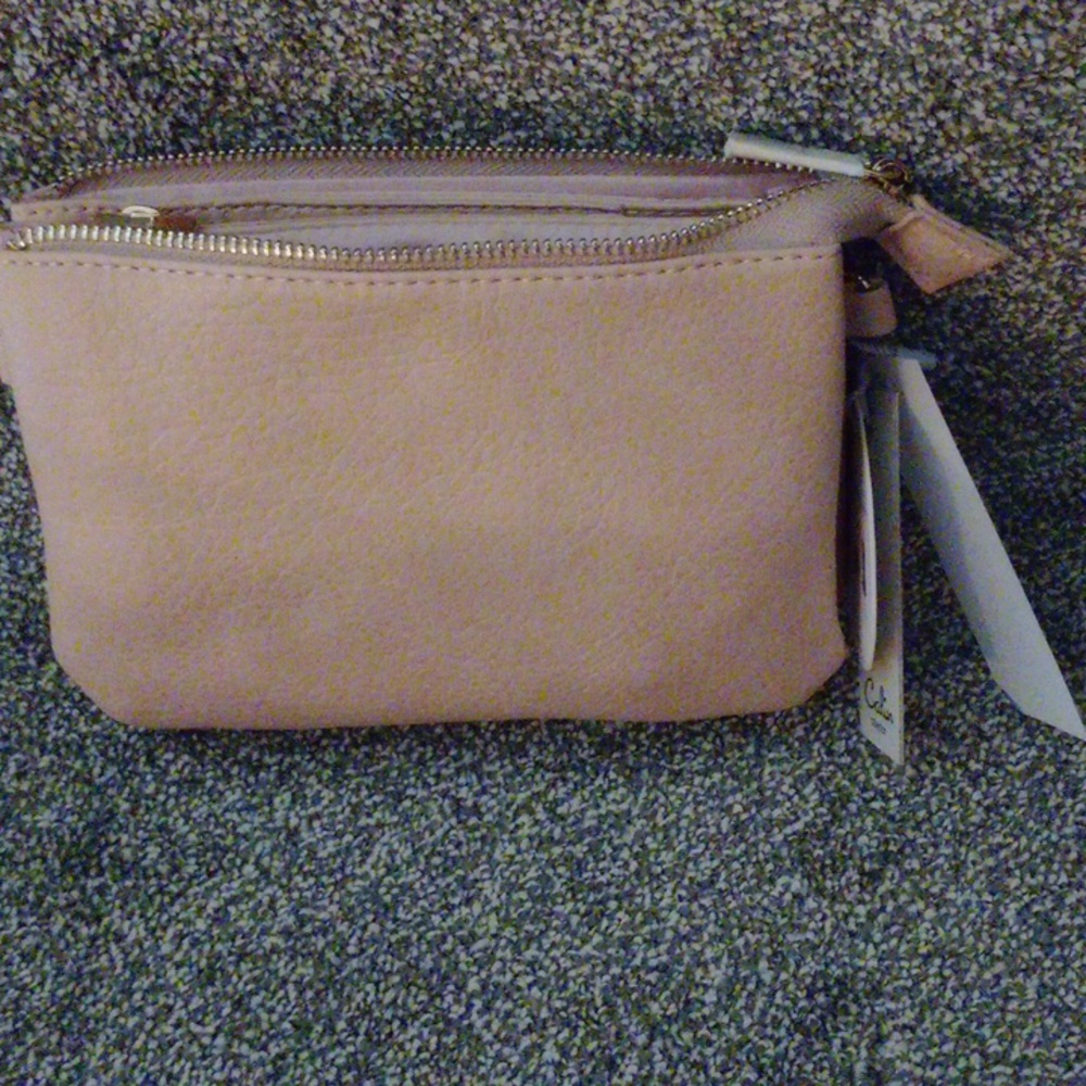 Triple Compartment Crossbody Wristlet Bag by Calin Collection